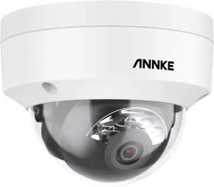 ANNKE C1200 12MP PoE IP Security Camera Outdoor, Dome Camera for Home Surveillance, Human/Vehicle Detection, Spotlight Color Night Vision, 2.8mm Wide Angle, Up to 512GB microSD Card