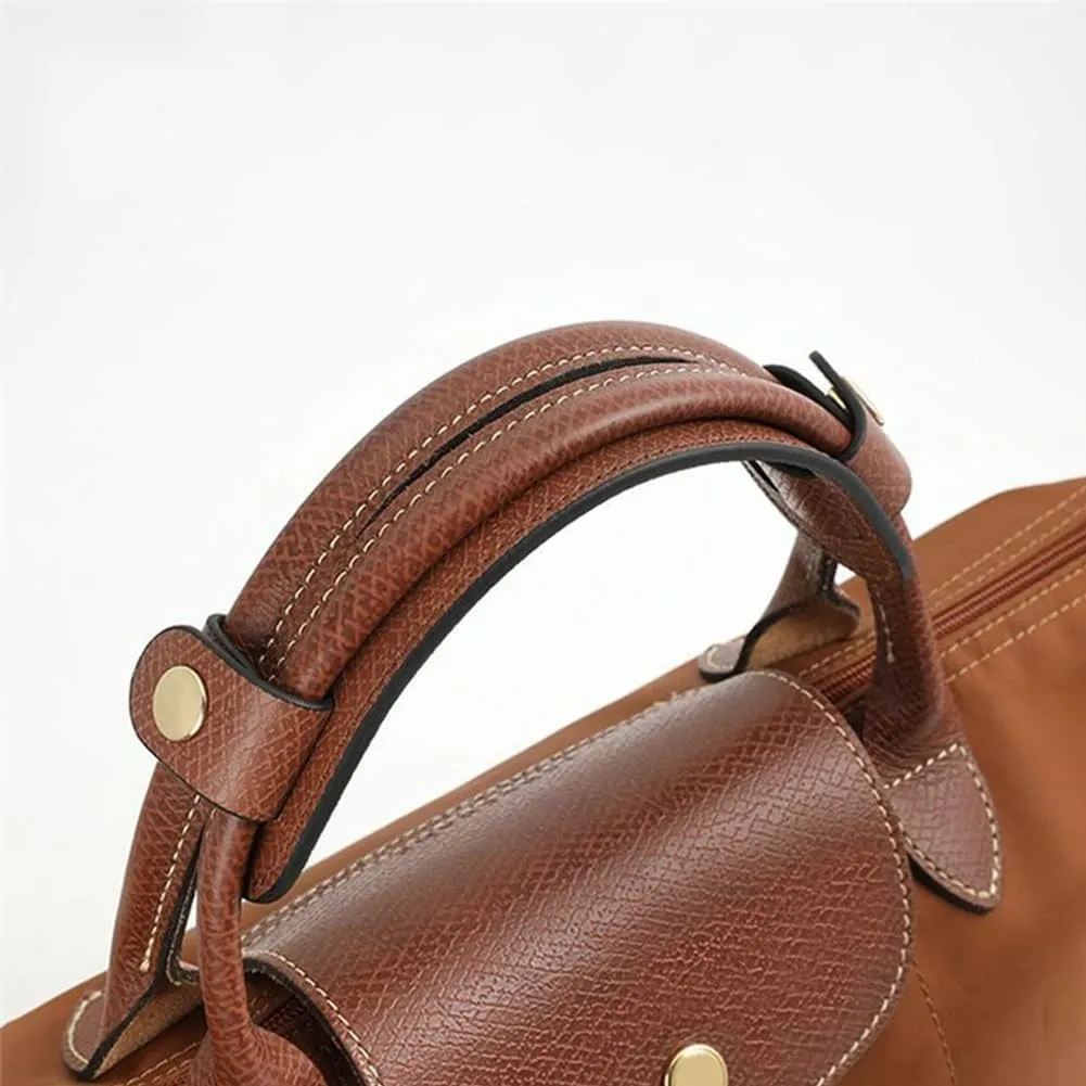 Anti-Skid Bag Shoulder Strap Pad 2 Pcs Leather Shoulder Strap Handle Wrap Cover Comfortable for Tote Crossbody