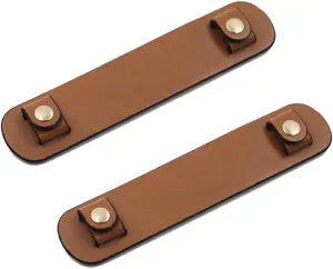 Anti-Skid Bag Shoulder Strap Pad 2 Pcs Leather Shoulder Strap Handle Wrap Cover Comfortable for Tote Crossbody