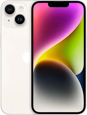 Apple iPhone 14, 128GB, Starlight for AT&T (Renewed Premium)