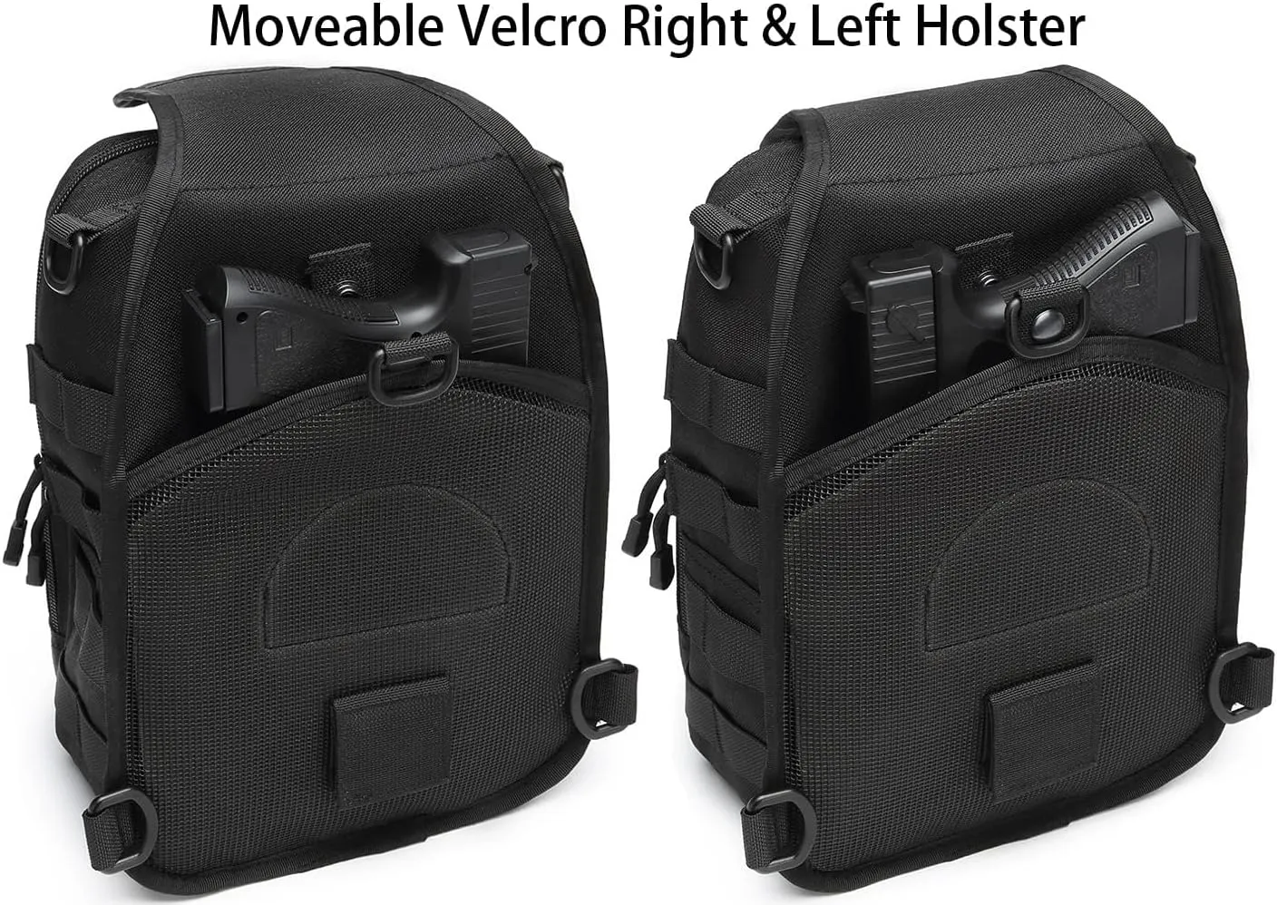 ATBP Tactical Sling Backpack With Holster Military Crossbody Bag for Men Single Shoulder Back Pack 10L