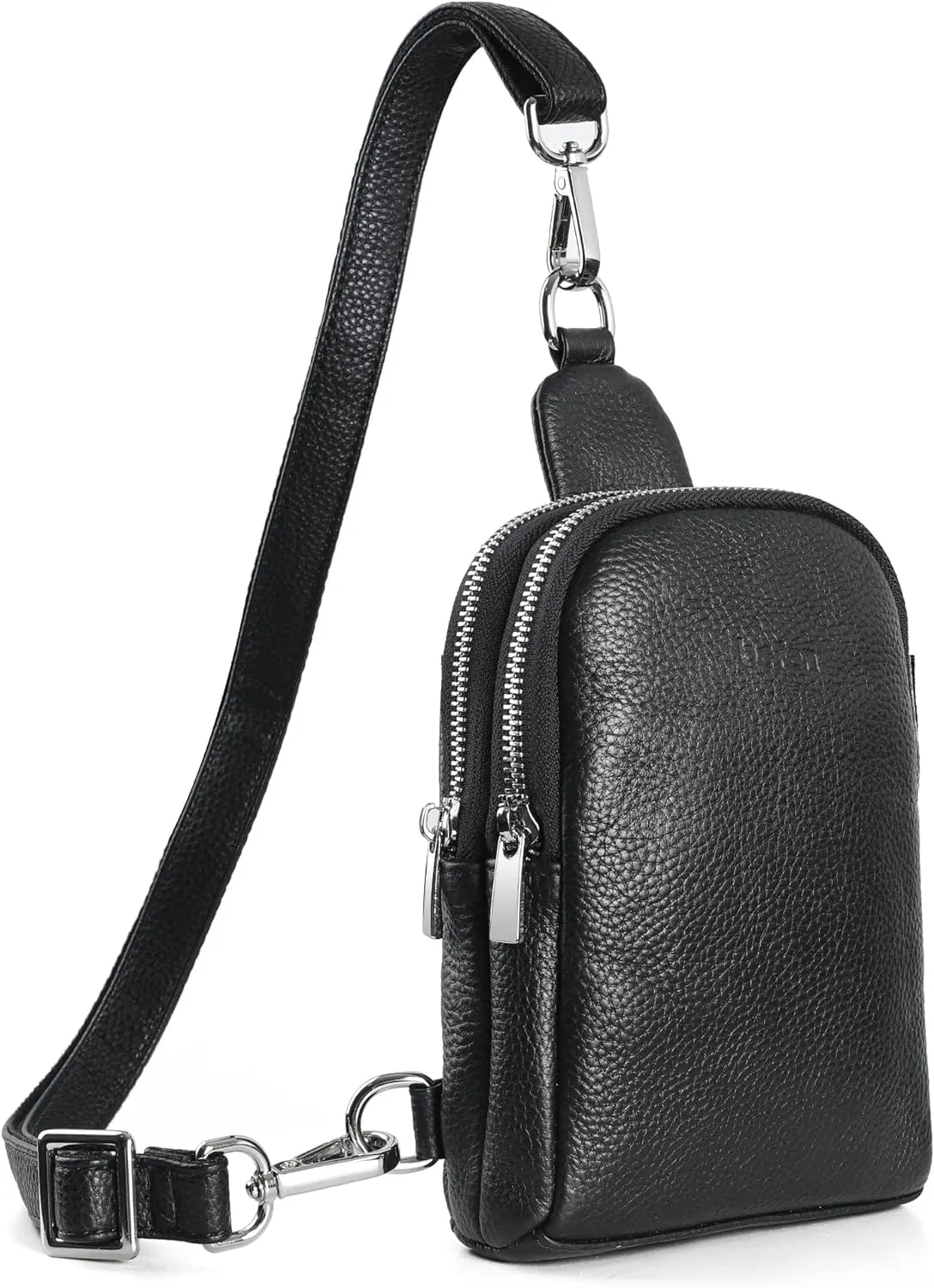 befen Geniune Leather Small Sling Bags Fanny Pack Crossbody Bags Purses Gifts for Women Teen Girls Travel