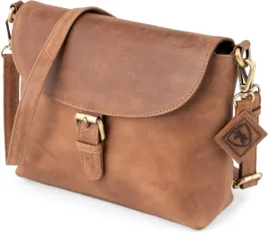 BERLINER BAGS Vintage Genuine Leather Shoulder Bag Catalina, Handbag, Small Crossbody Purse for Women