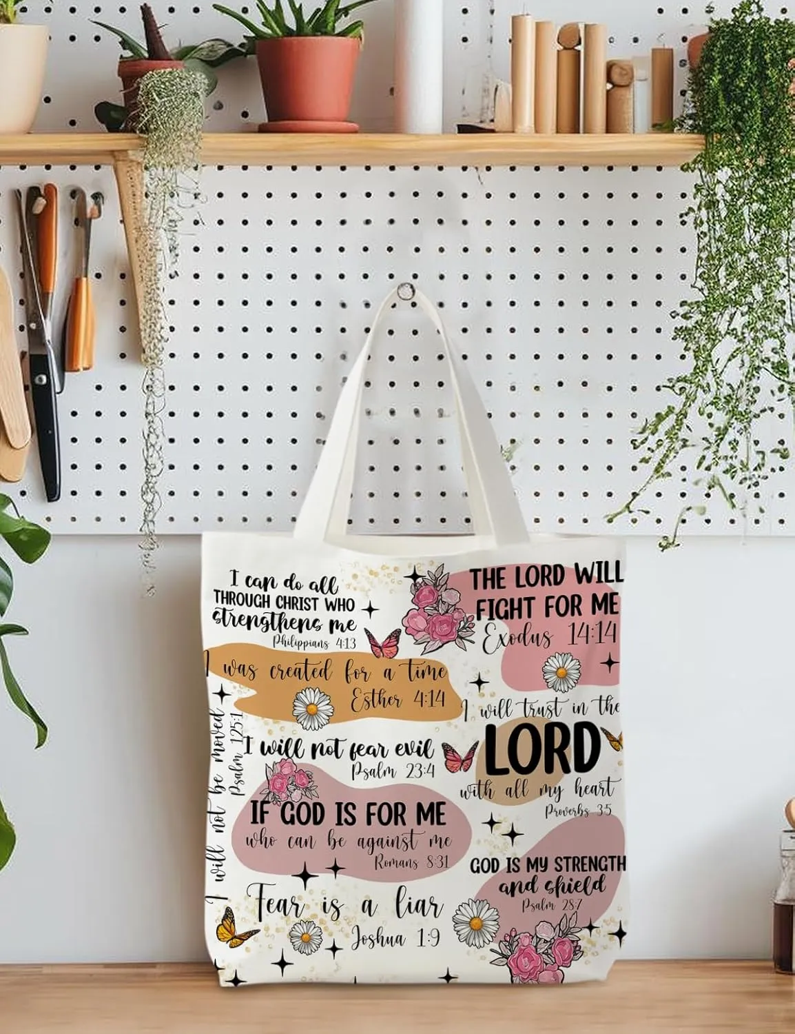 Bible Bags for Women, Christian Tote Bag, Gifts for Christian Women