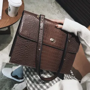 Big 2018 New Quality Leather Endless choices bag pattern Women's Crocodile Fashion High-tech Large European Messenger Tote Female Bags Handbag Shoulder PU