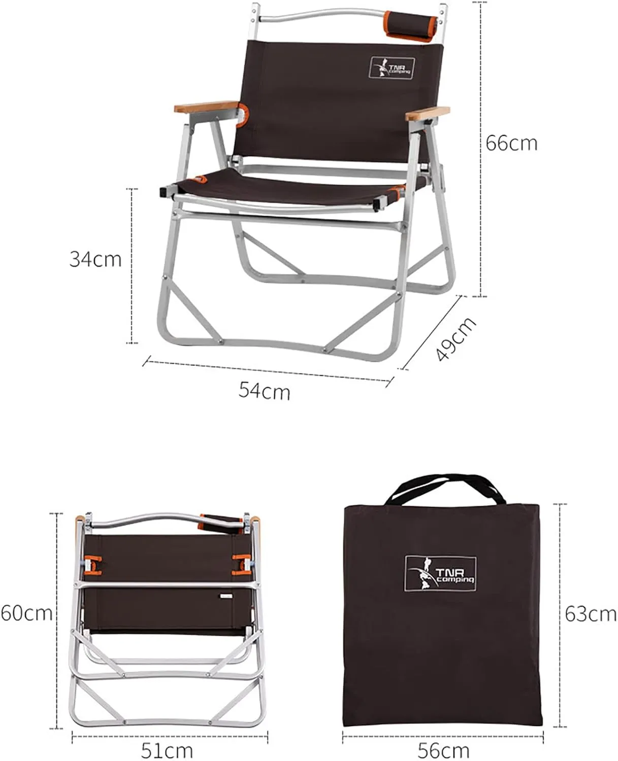 BK&MF Outdoor Folding Director Chair,Portable Lightweight Camping Chair,Reclining Chair Canvas Beach Camp Chair Space Saving for Storage and Travel,E,54x49x66cm(21x19x26inch)
