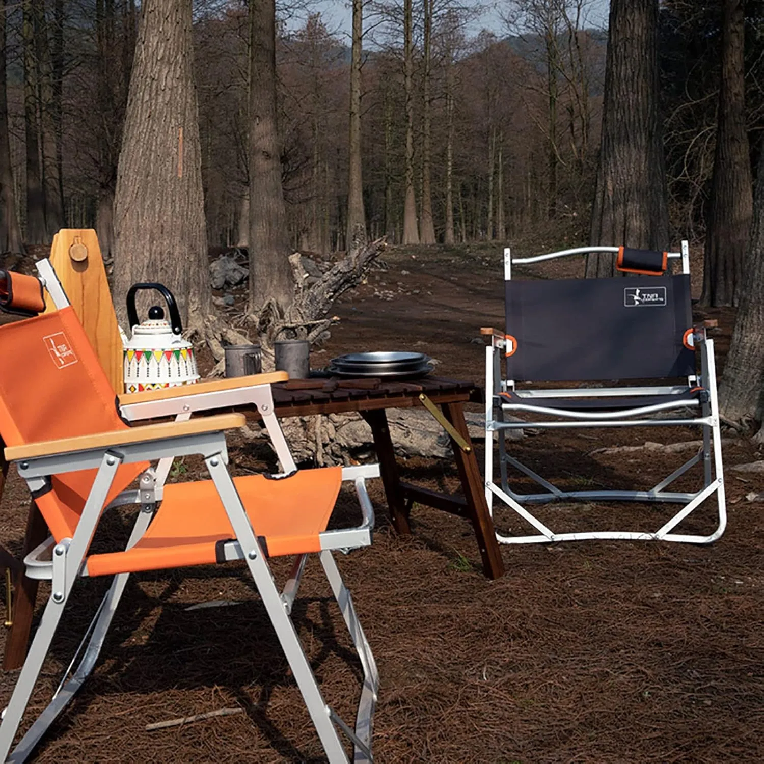 BK&MF Outdoor Folding Director Chair,Portable Lightweight Camping Chair,Reclining Chair Canvas Beach Camp Chair Space Saving for Storage and Travel,E,54x49x66cm(21x19x26inch)