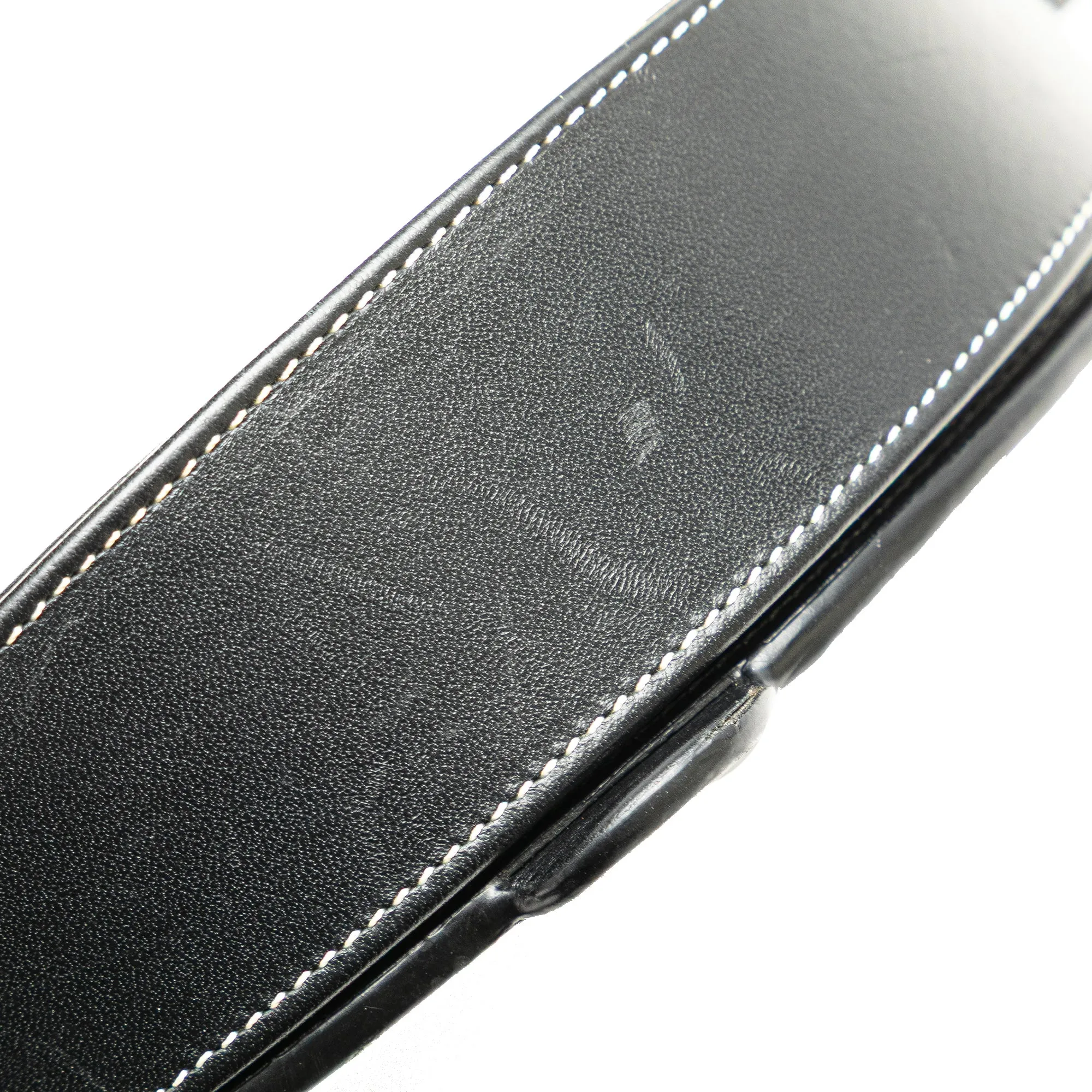 Black LOEWE Small Leather Heel Pouch Crossbody Bag