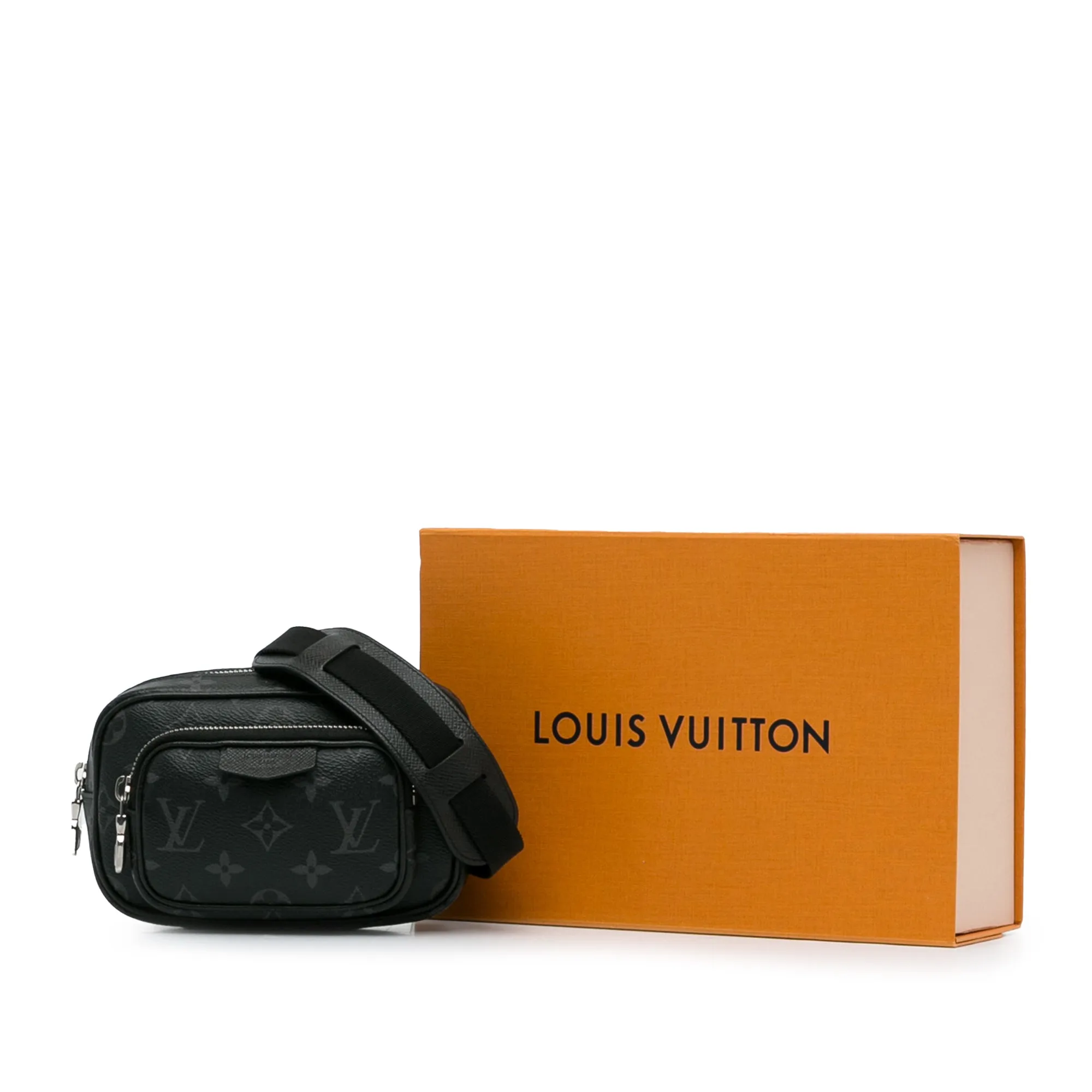 Black Louis Vuitton Monogram Eclipse Taigarama Outdoor Pouch Crossbody Bag