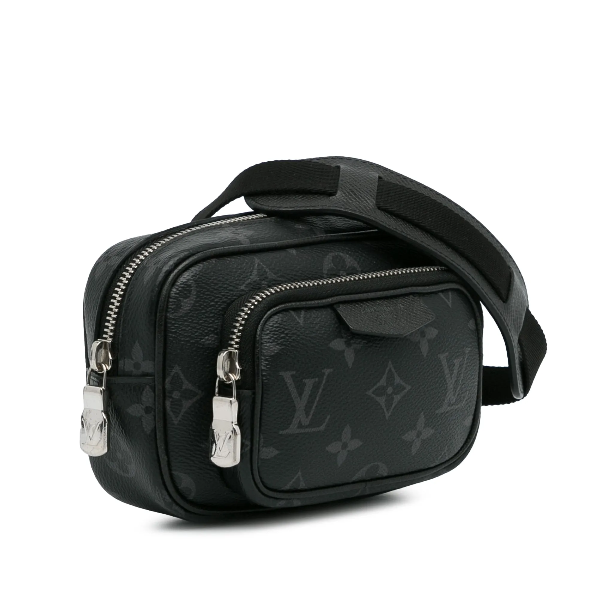 Black Louis Vuitton Monogram Eclipse Taigarama Outdoor Pouch Crossbody Bag