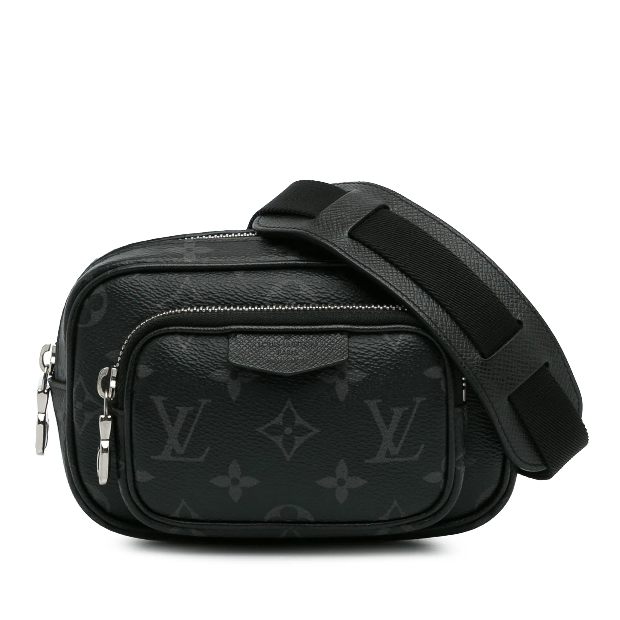 Black Louis Vuitton Monogram Eclipse Taigarama Outdoor Pouch Crossbody Bag