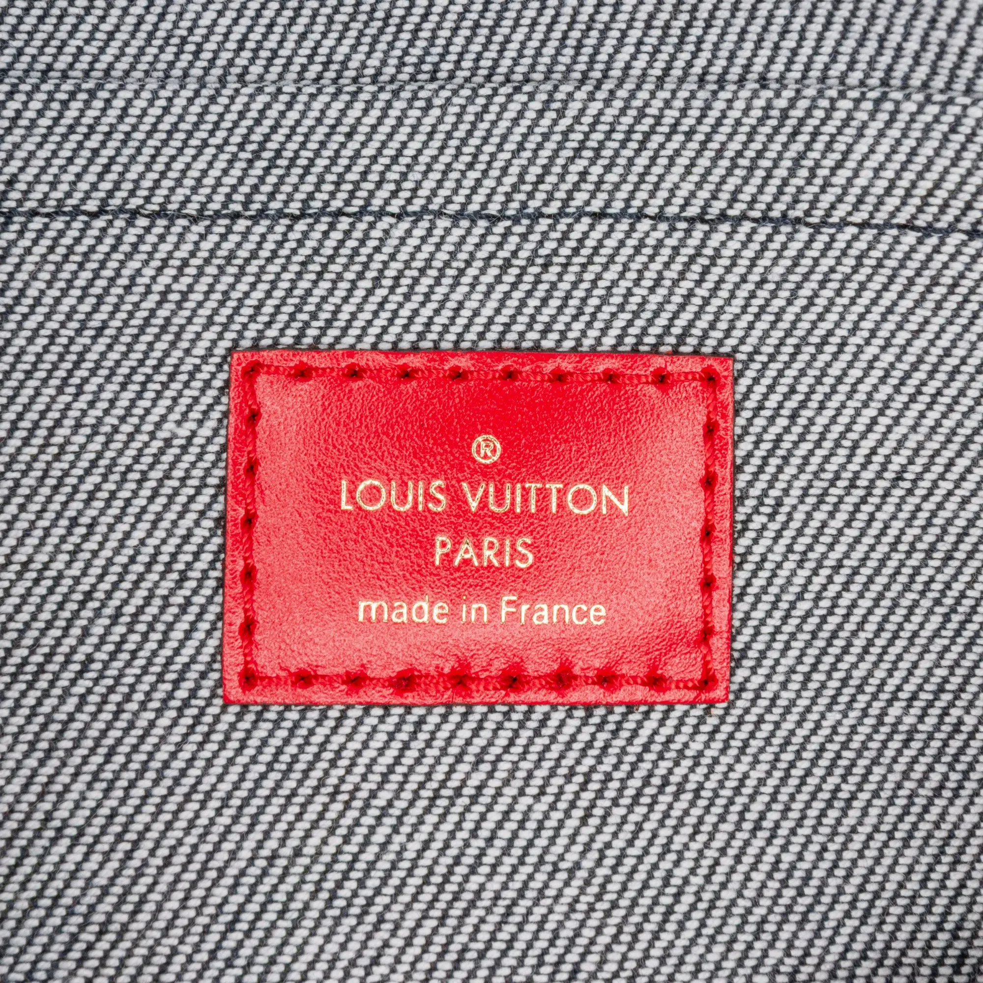 Blue Louis Vuitton Monogram Denim Patchwork Multi Pochette Accessoires Crossbody Bag