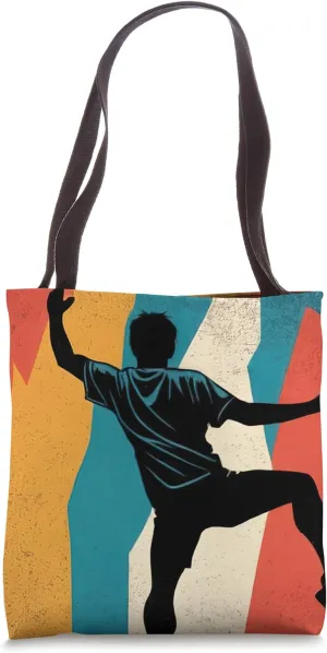 Bouldering strong boulderer boulder climber outdoor climbing Tote Bag
