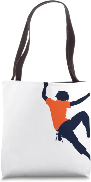 Bouldering strong boulderer boulder climber outdoor lover Tote Bag