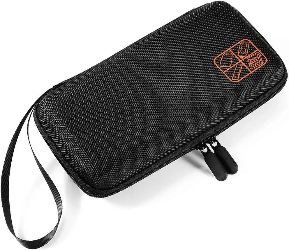 BOVKE Carrying Case for Texas Instruments TI-30XS Multiview/TI-34 Multiview/TI-36X Pro Scientific Calculator, Extra Mesh Pocket for USB Cables Pens Other School Supplies, Black