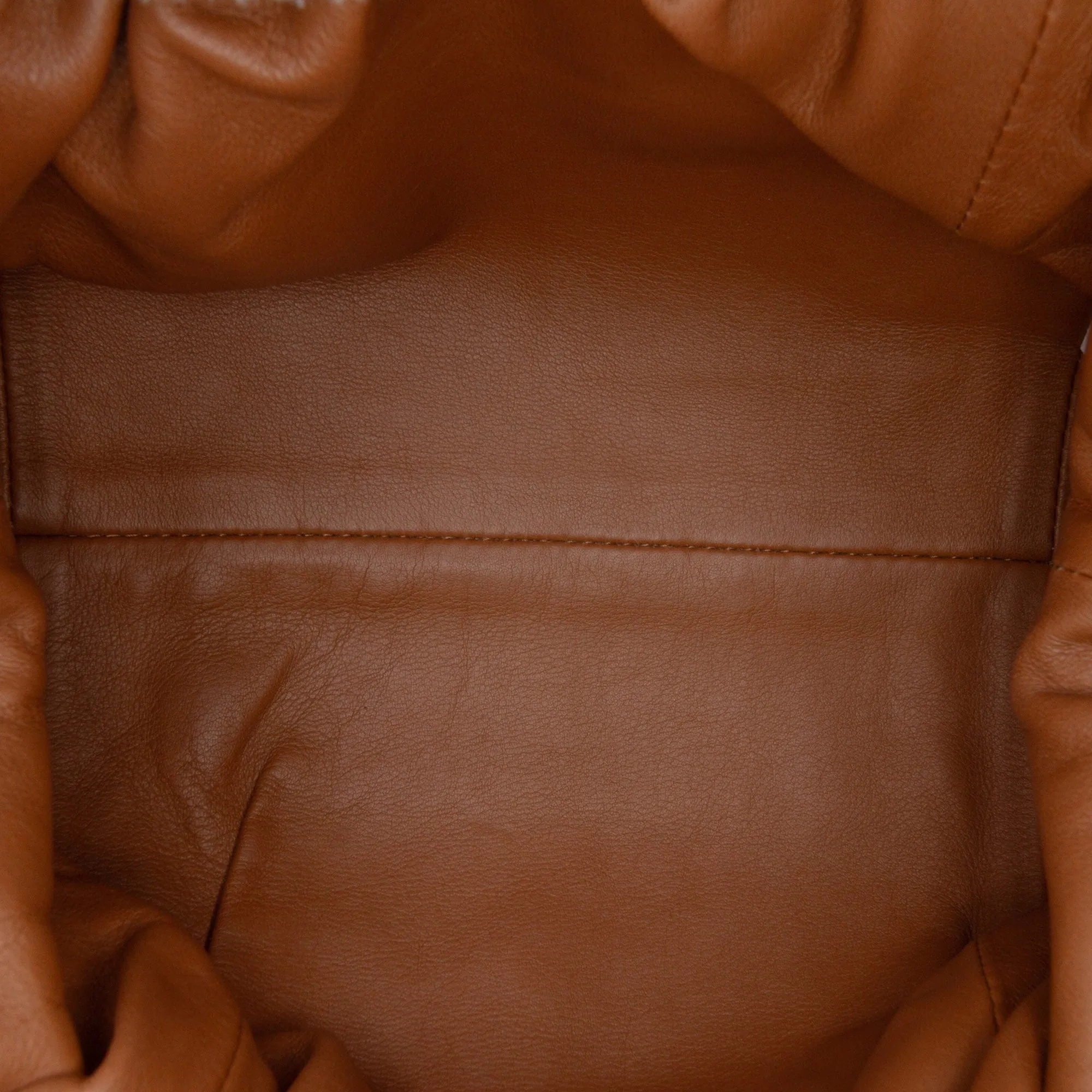 Brown Bottega Veneta Lambskin The Mini Pouch Crossbody Bag