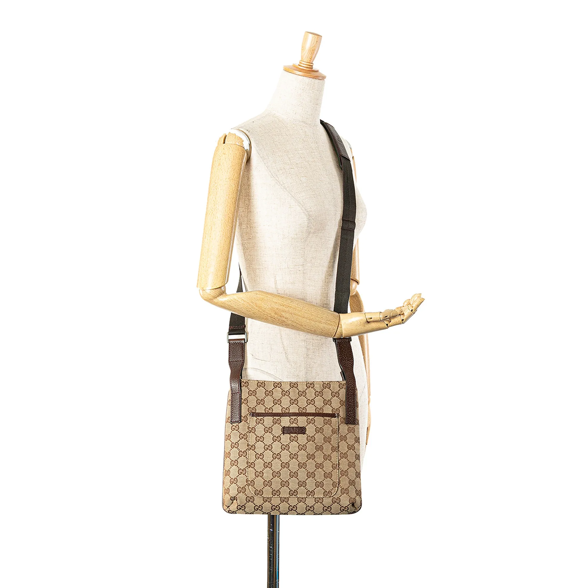 Brown Gucci GG Canvas Crossbody