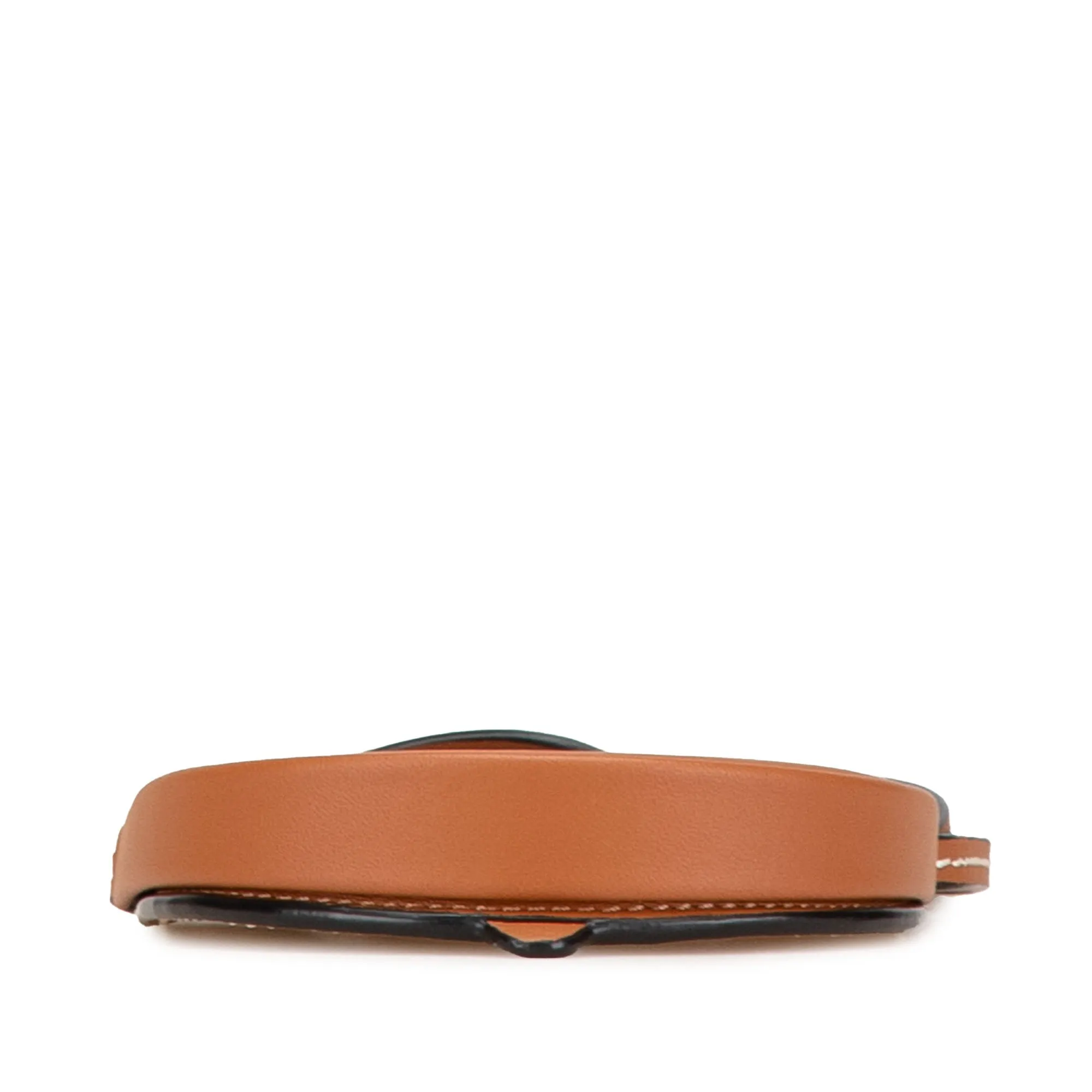 Brown LOEWE Mini Soft Calfskin Heel Pouch Crossbody Bag