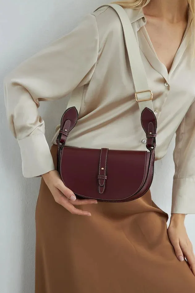 Burgundy Crossbody Bags for Women