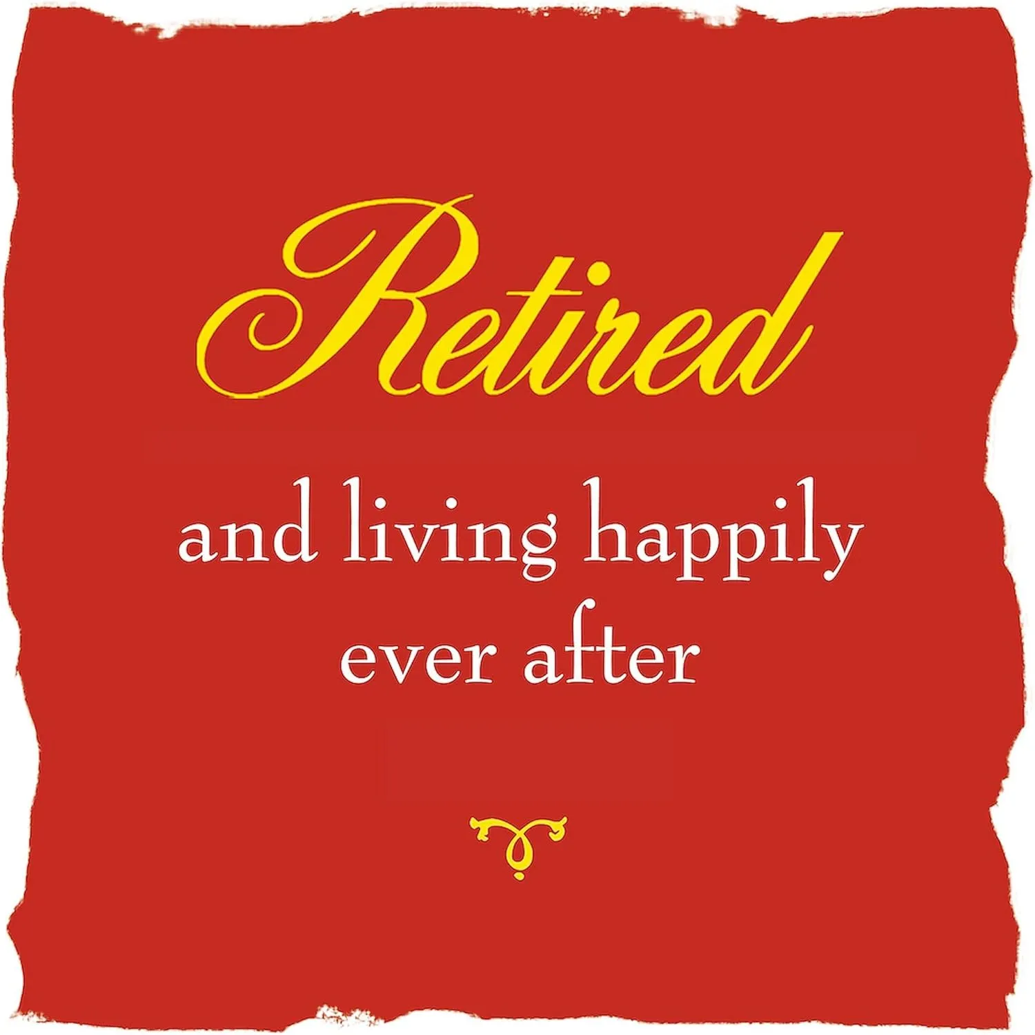 CafePress Happily Retired Tote Bag Reusable Natural Beige Canvas Shopping Bag