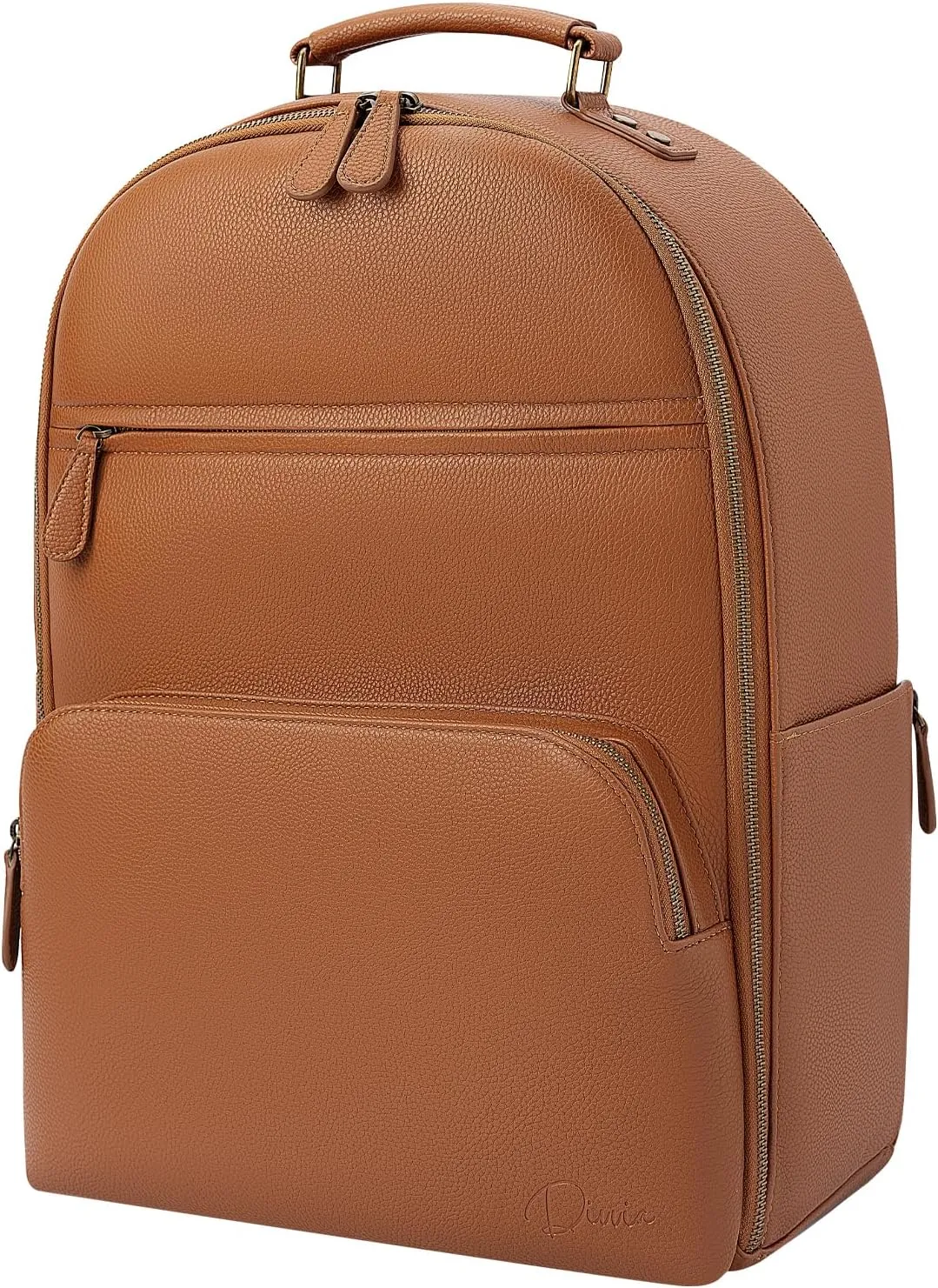 Camera Backpack Classic PU Leather for DSLR, Professional Camera Bag for Photographers with 15 Inch Laptop Compartment Large 20L
