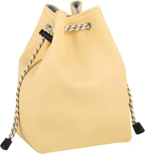Camera Case with Removable Strap, Crossbody DSLR/SLR Camera Bag - Waterproof Leather, Suitable for Men and Women (Light Yellow, Large)