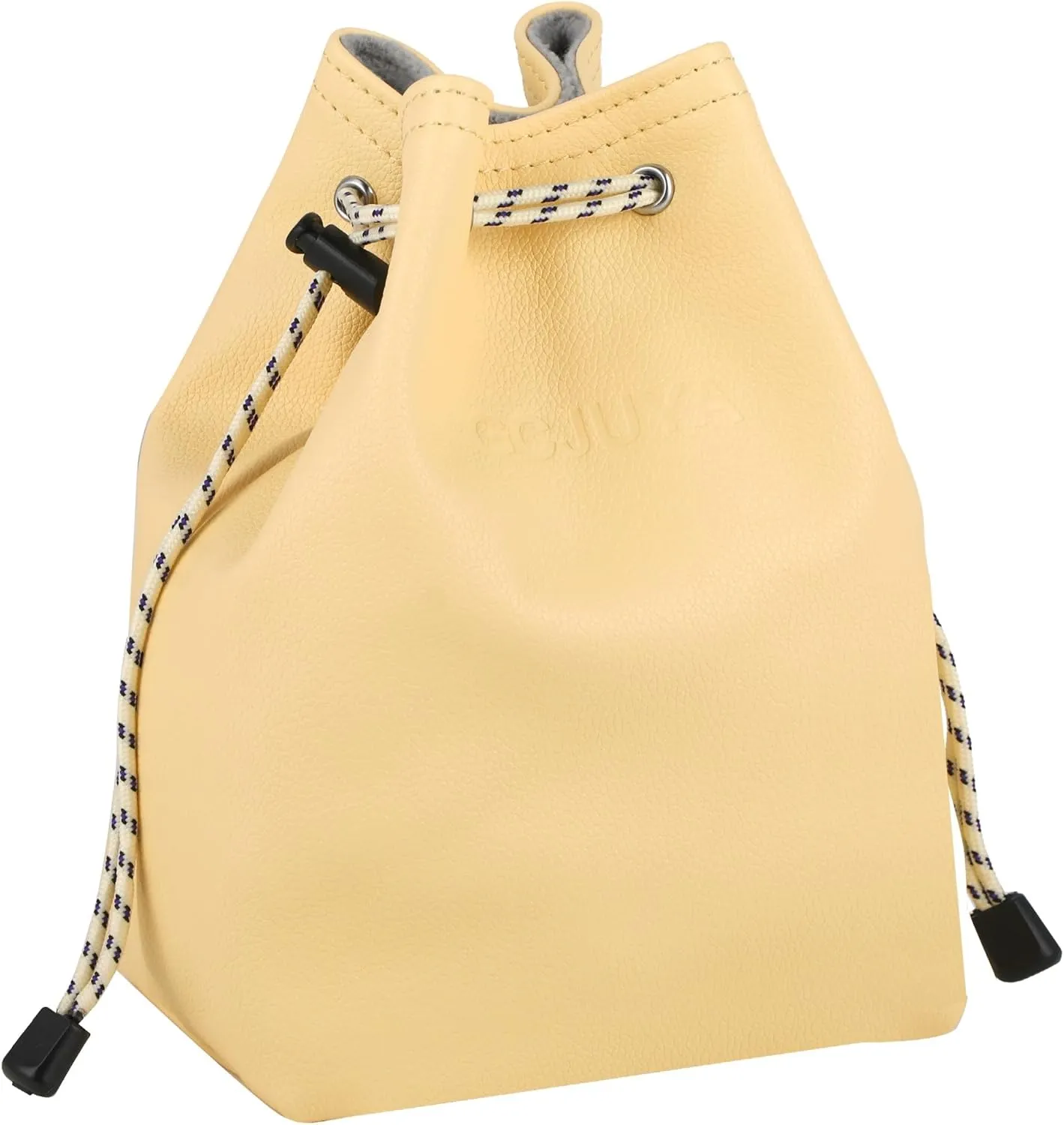 Camera Case with Removable Strap, Crossbody DSLR/SLR Camera Bag - Waterproof Leather, Suitable for Men and Women (Light Yellow, Large)