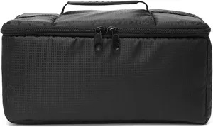 Camera Insert Bag, Water Resistant Portable Inner Case, Shockproof DSLR SLR Padded Storage Bag for Camera (Black)