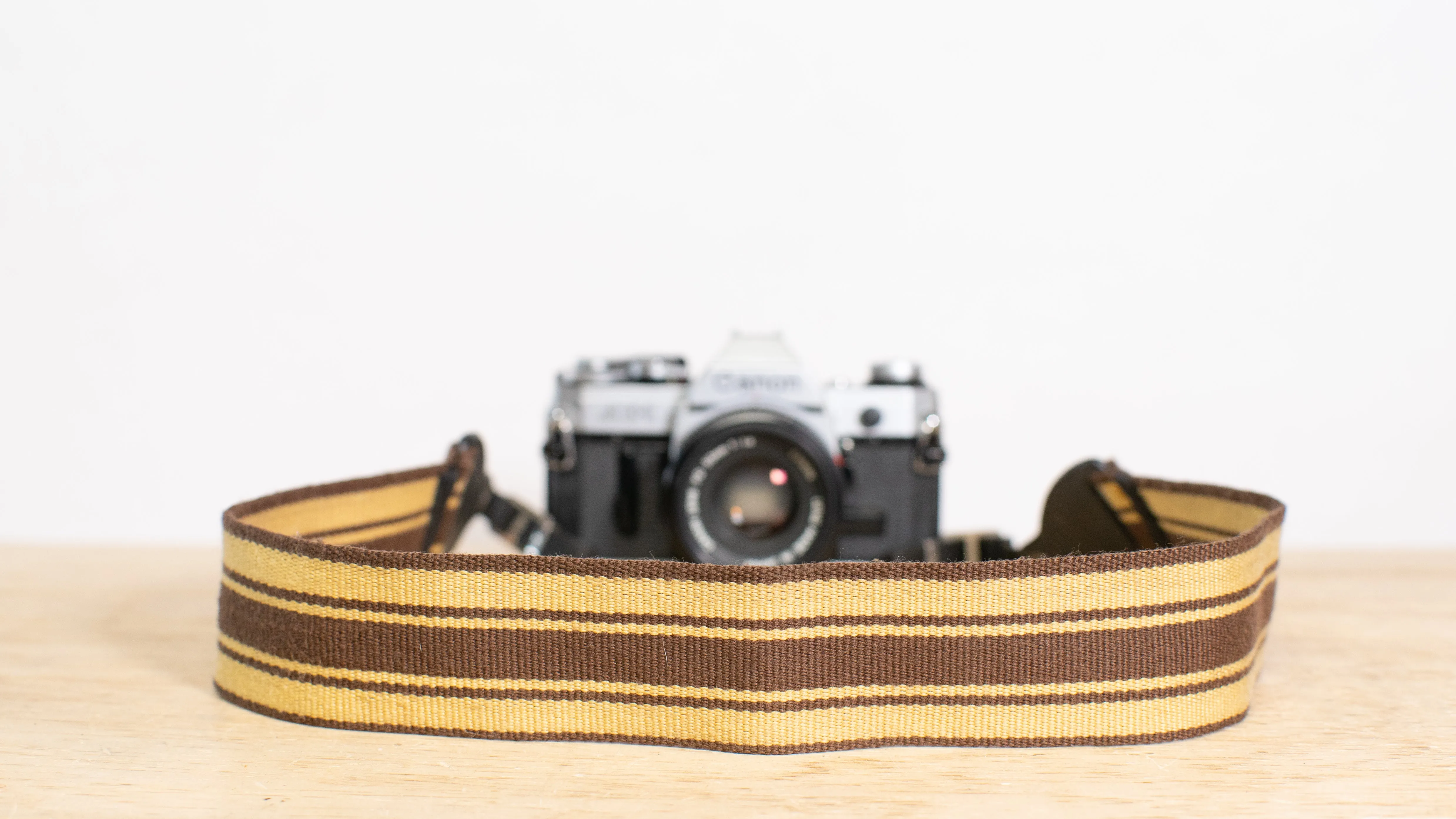 Camera Strap - Brown and Tan