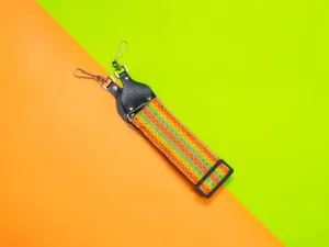 Camera Strap - Neon Green, Orange, and Yellow