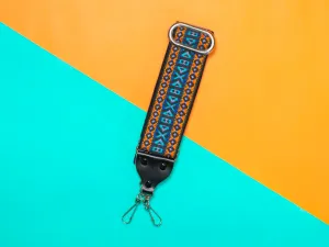 Camera Strap - Orange and Blue