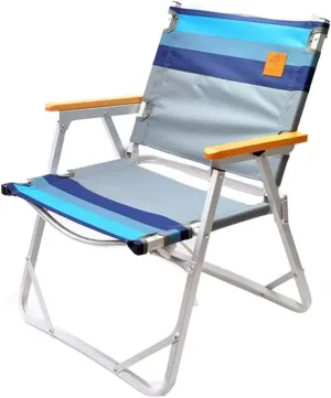 Camping Chairs Outdoor Ultra-Light Aluminum Alloy Folding Leisure Chair Camping Barbecue Canvas Portable Recliner Portable Folding Chair