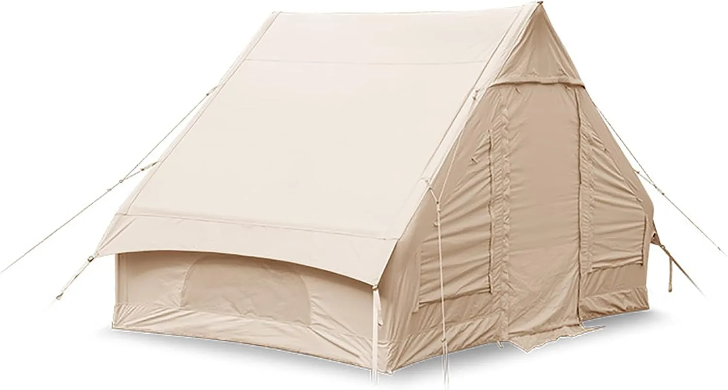 Camping Tent Outdoor Cotton TentYurt Bell TentFamily PortableTent Waterproof Windproof for Camping Hiking Mountaineering