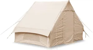 Camping Tent Outdoor Cotton TentYurt Bell TentFamily PortableTent Waterproof Windproof for Camping Hiking Mountaineering