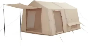 Camping Tent,Inflatable Canvas Tents for Family Camping, Glamping Yurt Tent for Hiking and Backpacking | 5-8 Person Dome Camp Tents with Included Tent Hopeful