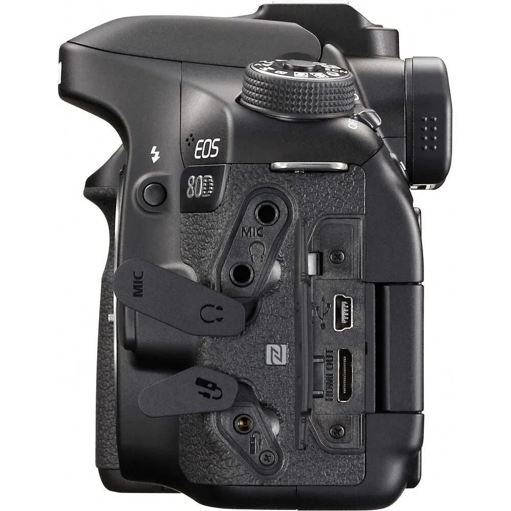 Canon EOS 80D DSLR Camera Body Only 1263C004 - Basic Bundle