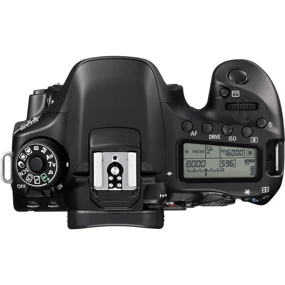Canon EOS 80D DSLR Camera Body Only 1263C004 - Basic Bundle
