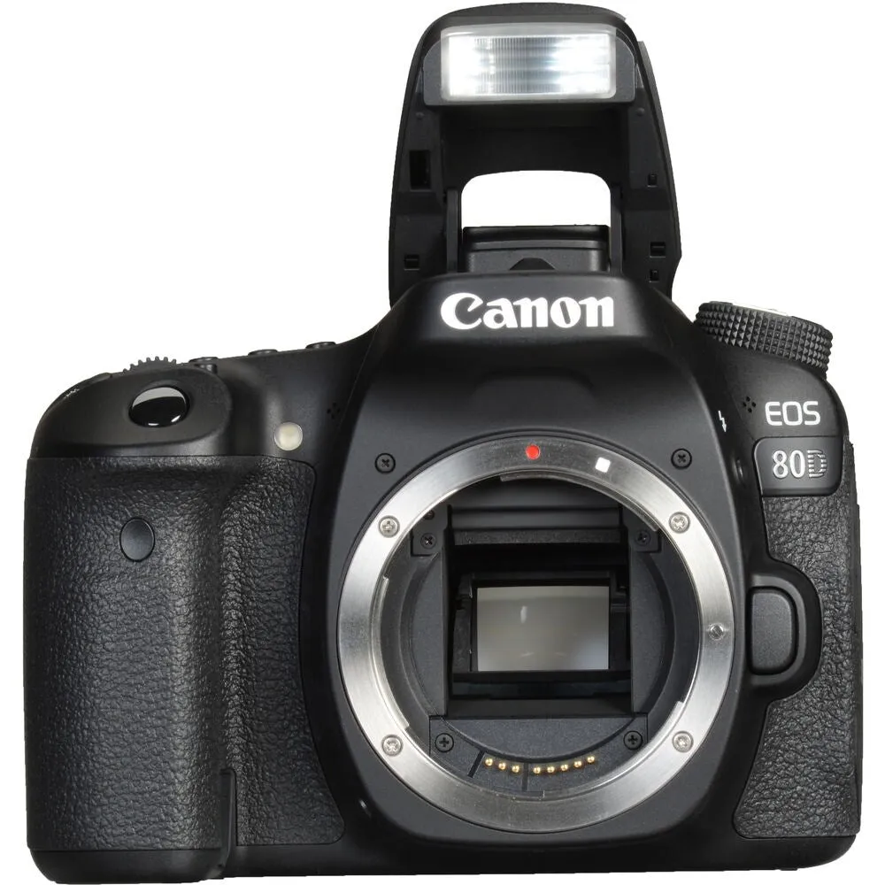 Canon EOS 80D DSLR Camera Body Only 1263C004 - Basic Bundle