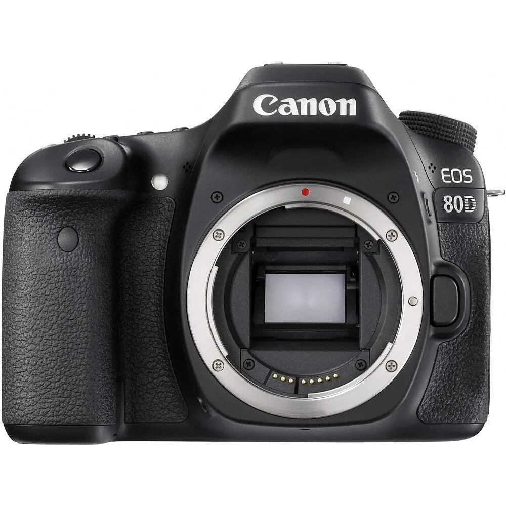 Canon EOS 80D DSLR Camera Body Only 1263C004 - Basic Bundle