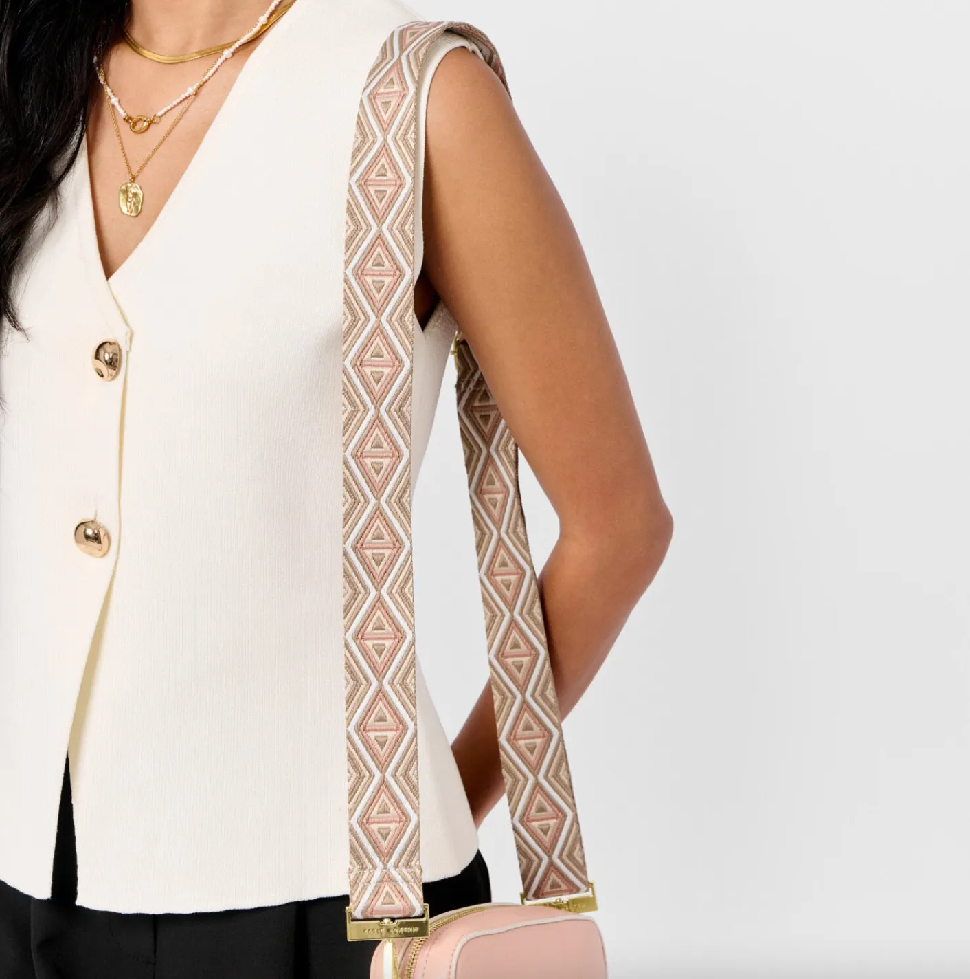 Canva Strap - Peony Blush