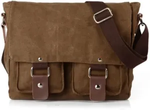 Canvas Bag Shoulder Bags for Men Women Crossbody Bag for Camera, One Color, One Size