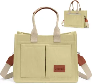 Canvas Tote Bag for Women, Large Work Purses Bible Tote