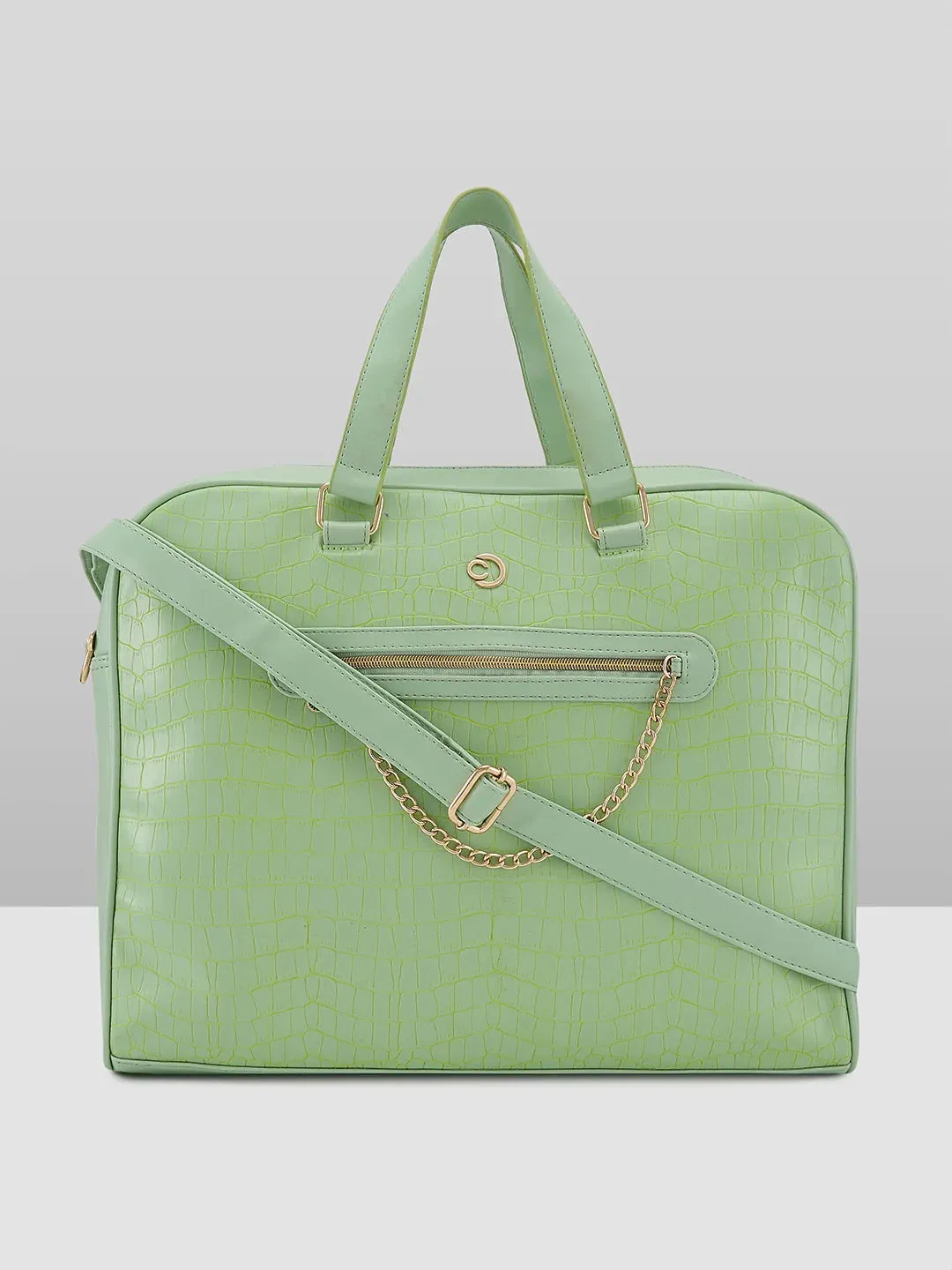 Caprese Mist Laptop Bag Large Mint
