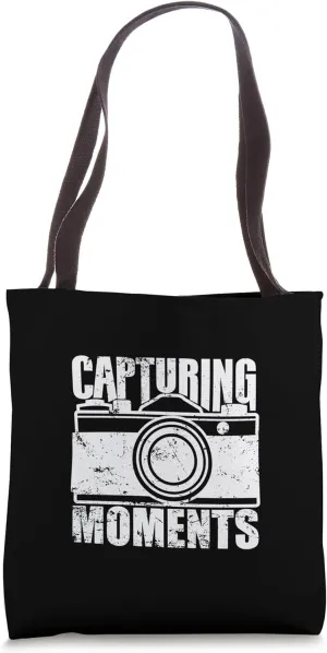 Capturing Moments Photographer Camera Tote Bag