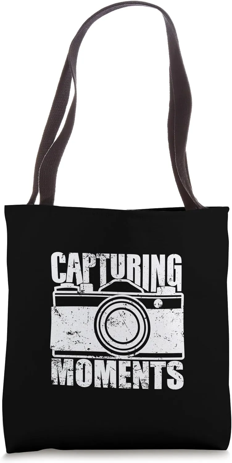 Capturing Moments Photographer Camera Tote Bag