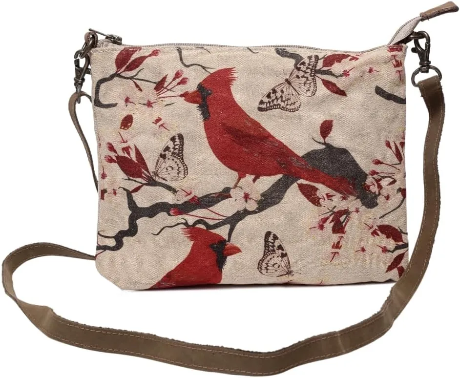 Cardinals - Wristlet Wallets for Women, Crossbody Sling Bags, Book Bag, Canvas Bags with Zipper, Cotton Canvas