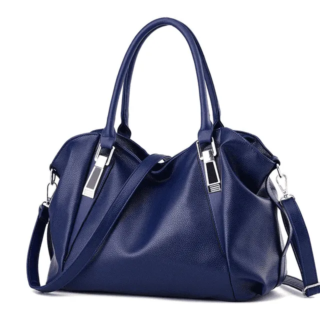Casual Fashioned Portable Leather Shoulder Bag for Women