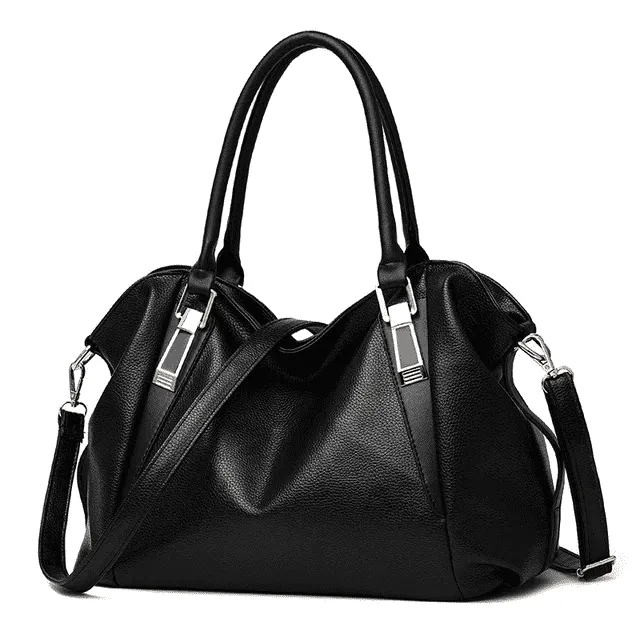 Casual Fashioned Portable Leather Shoulder Bag for Women