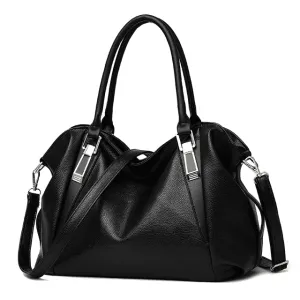 Casual Fashioned Portable Leather Shoulder Bag for Women