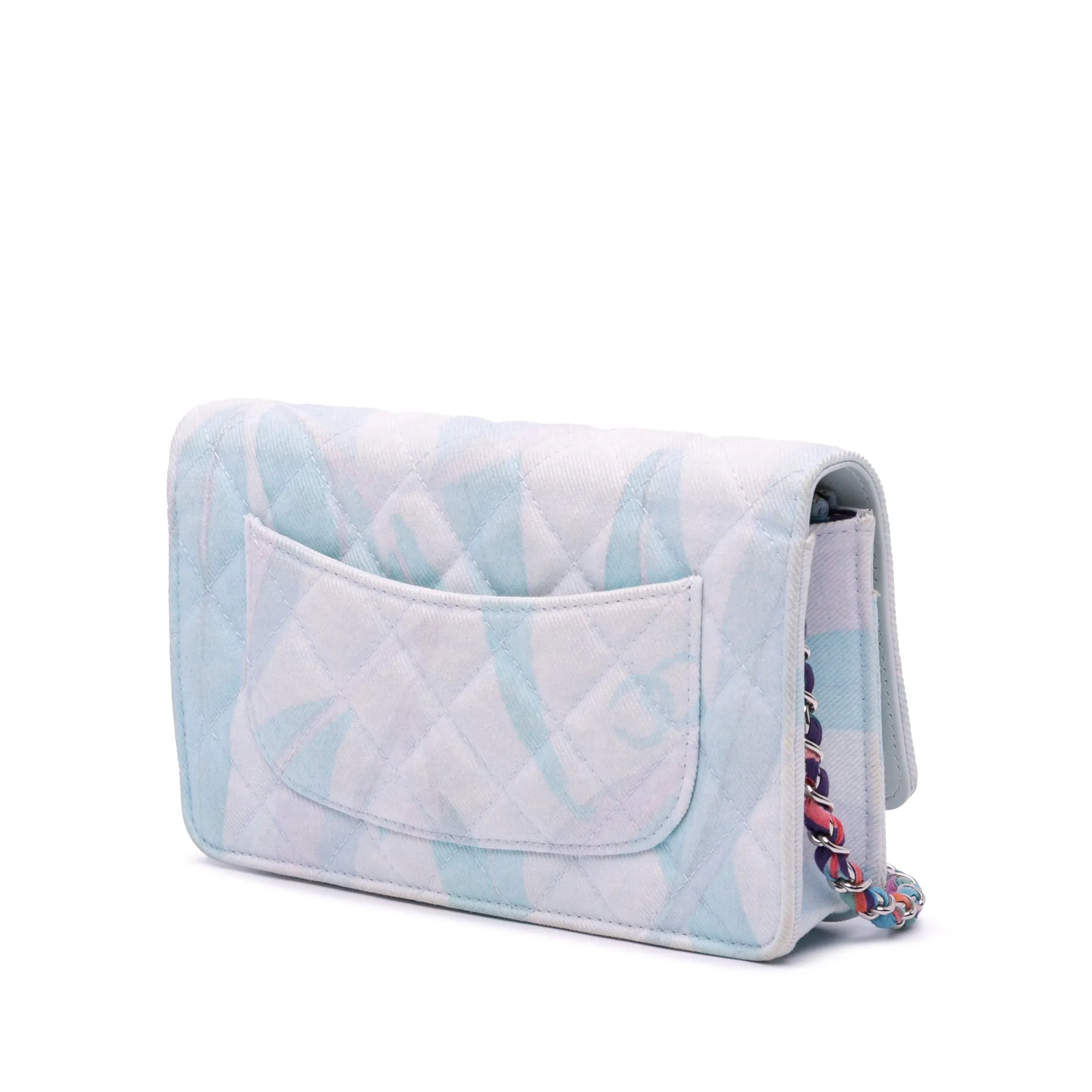 CC Quilted Canvas Jungle Jeans Wallet on Chain